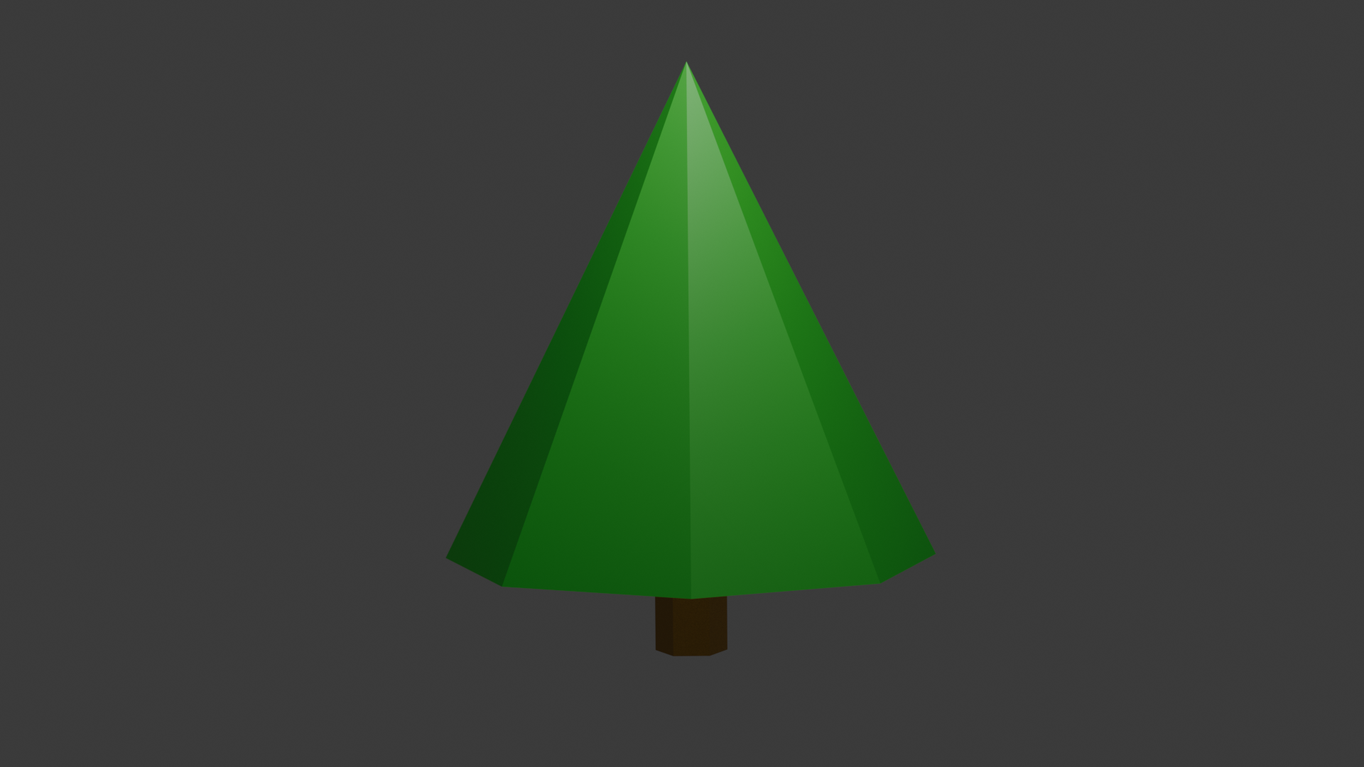 Render of Low Poly Tree